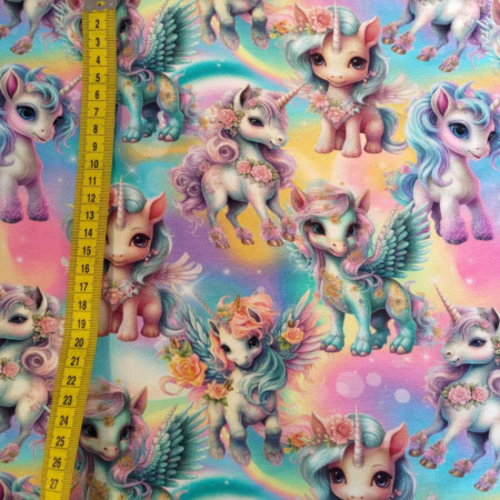 unicorn och blommor